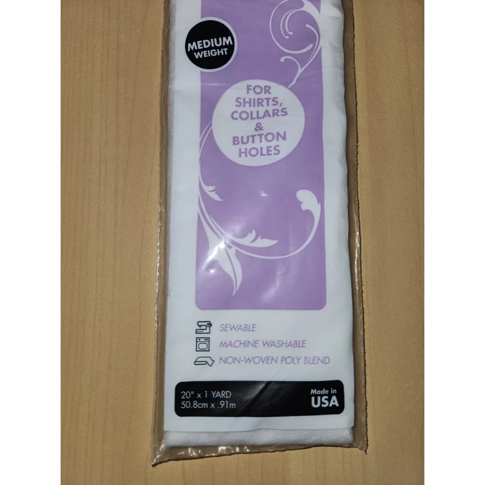 Heat'n Bond Medium-Weight Iron-On‎ Fusible Interfacing 20